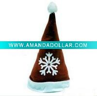 Wholesale felt Santa Claus hat, christmas man hat, embroidery snow hat, Christmas gift hat, Christmas hat items