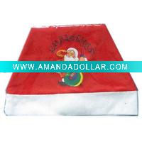 Wholesale Xmas Non-woven Hat with Santa Design