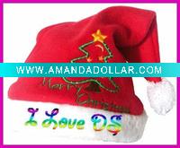embroidery santa hat