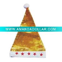 Wholesale Christmas hat with lights (HL-013)