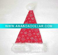 Wholesale felt Santa Claus hat, christmas man hat, Printing snow hat, flash Children Christmas hat, new Christmas hat