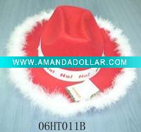 Wholesale XMAS VELVET HAT 06HT011B(HOHOHO)