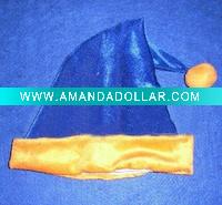 Wholesale blue christmas Santa Claus hat, craft Christmas hats, baby new Christmas hat, flash Children Christmas hat, Kids' xmas toy hat
