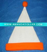 Wholesale white christmas Santa Claus hat, craft Christmas hats, baby new Christmas hat, flash Children Christmas hat, Kids' xmas toy hat