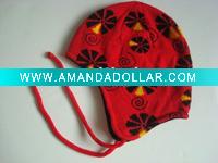 Jacquard Knitted Hat with earflap pattern
