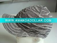 Wholesale Jacquard Knitted Hat with visor Cool style