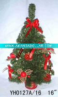 Wholesale Gorgeous Small Decoration Christmas Tree 16" (RED)