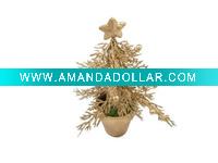 Wholesale artificial min christmas tree in the pot