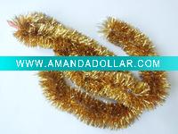 Wholesale artifical christmas tinsel decoration/christmas ornament item