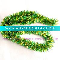 Wholesale christmas item christmas stocking tinsel