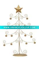Wholesale Christmas Metal Tree Decoration with bell