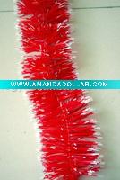 Wholesale Red christmas tinsel garland