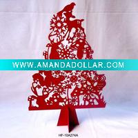 Wholesale Laser-carved Wooden Christmas Tree Decoration