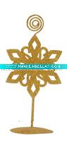 Wholesale Christmas Metal Snowflake Card Holder Decoration