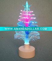 Wholesale fiber optic spiral led christmas tree