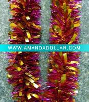 plastic christmas garland