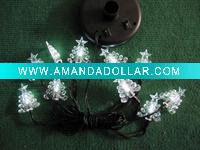 Wholesale super bright LED solar christmas tree light string