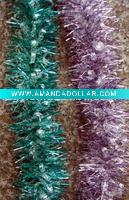 Soft silky christmas tinsel