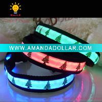 Wholesale 2011 christmas tree led dog collar