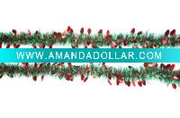 Colourful christmas garland