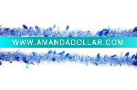 Colourful christmas garland