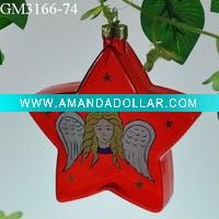 Wholesale glass christmas tree hanging ornament