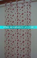 Wholesale Flocking organza curtain