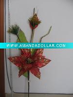 Wholesale Christmas flower,artificial flower,Christmas tree,big flower FB11-18