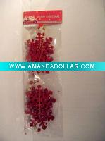 christmas tree red snowflake ornaments