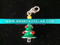 Wholesale 2011 fashion popular Christmas tree silver pendant craft