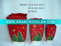 Christmas flower planter -garden decoration