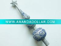Wholesale hand-painting christmas tree topper decoration
