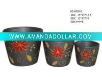 christmas flower decor planter