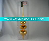Wholesale Reflector Tree Topper German Glass Christmas ornament