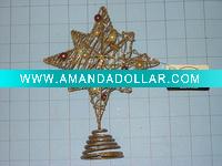 Wholesale Christmas tree topper,Xmas decoration