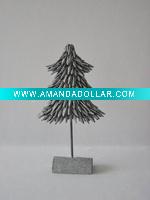 Wholesale silver glitter xmas tree