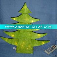 Christmas tree with lights