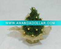 glass christmas tree with LED light