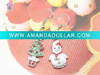 Wholesale 2011 Fashion Tree and Snowman Christmas Earring HSXE1359
