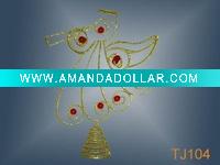 christmas iron angel tree topper