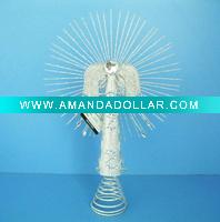 Iron christmas tree topper-angel