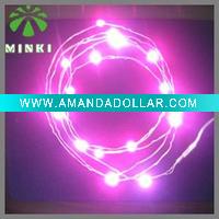 Led fairy string lights for weding modelling pink string Light