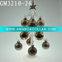 glass christmas tree