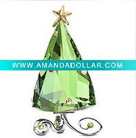 green crystal Christmas tree