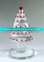 beautiful crystal Christmas tree