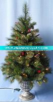 Decorative christmas light tree