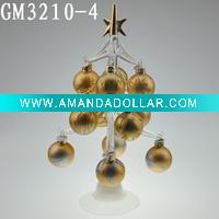 glass christmas tree