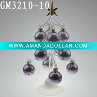 glass christmas tree