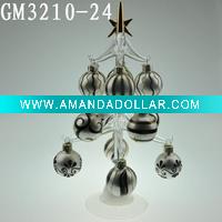glass christmas tree