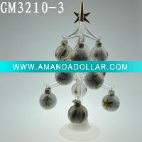 glass christmas tree